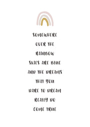 Over The Rainbow Print