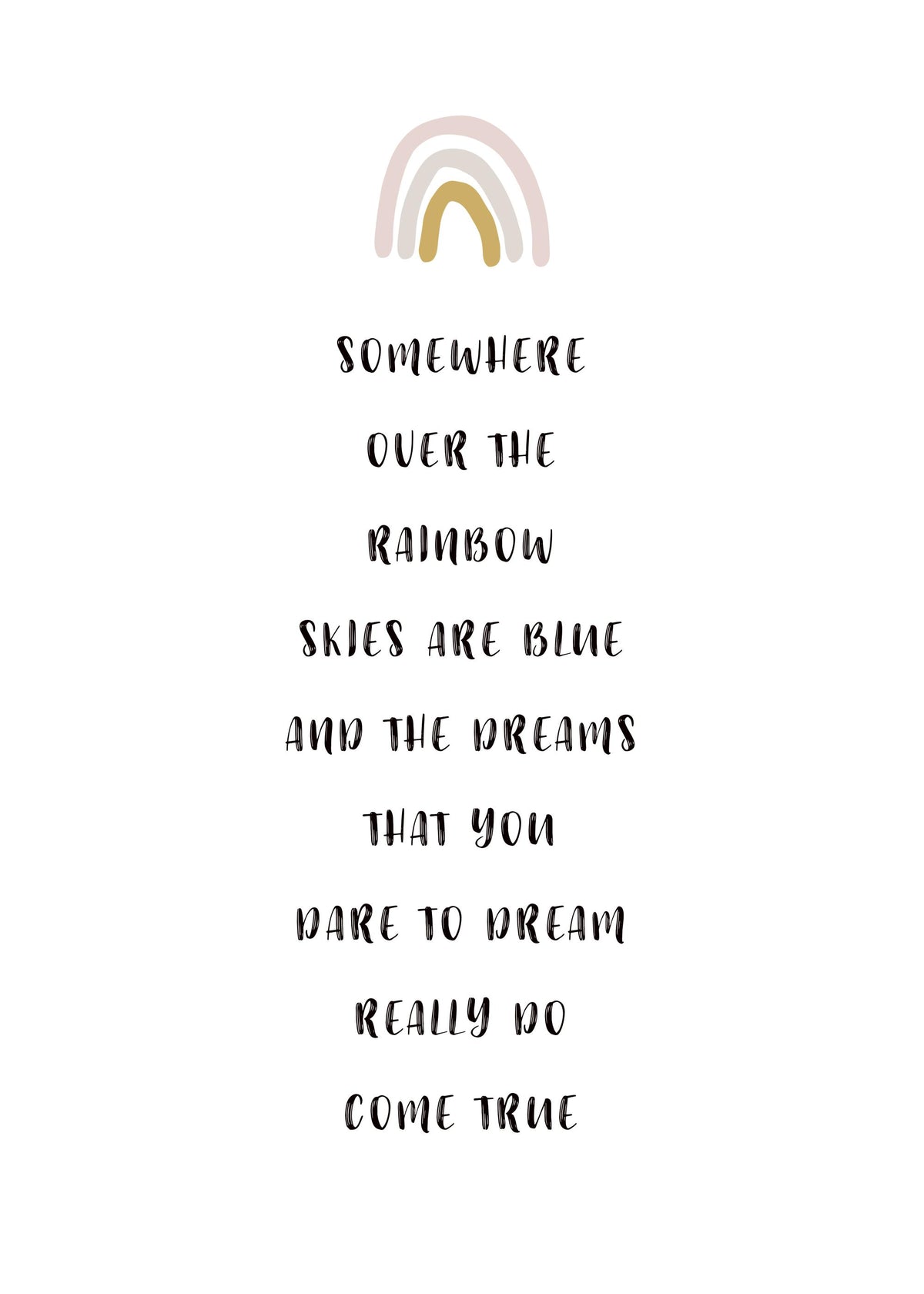 Over The Rainbow Print
