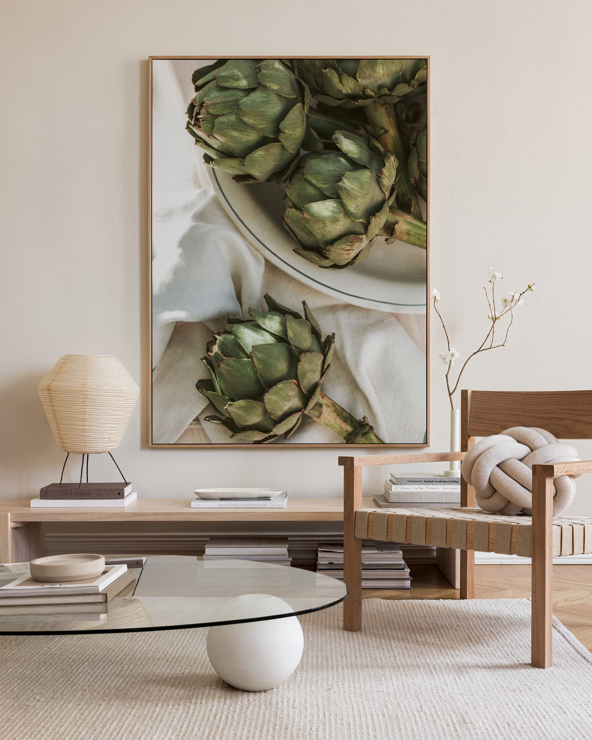 Artichoke in Sunlight Canvas print