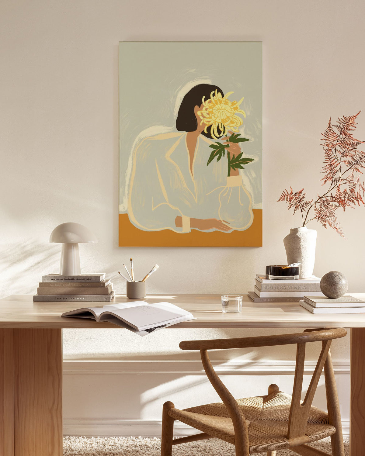 Arty Guava - Lay Hoon - The Chrysanthemum Canvas print