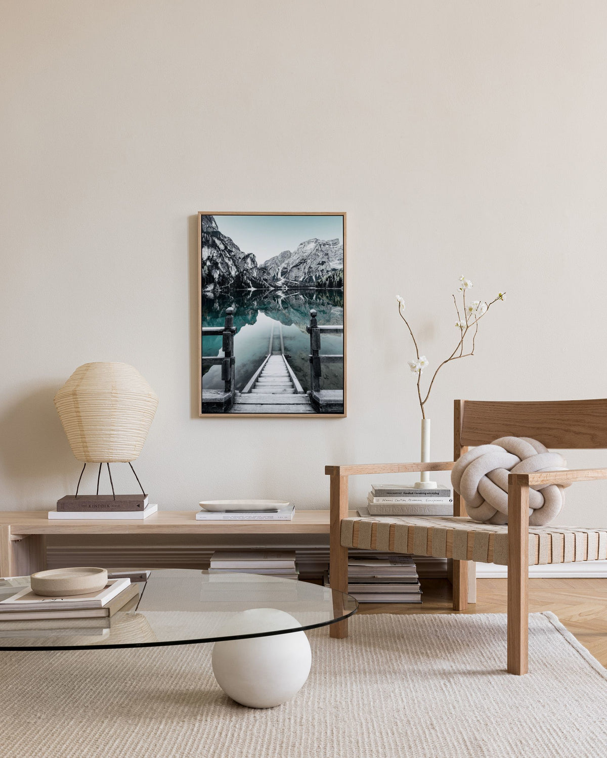 Braies Lake Canvas print