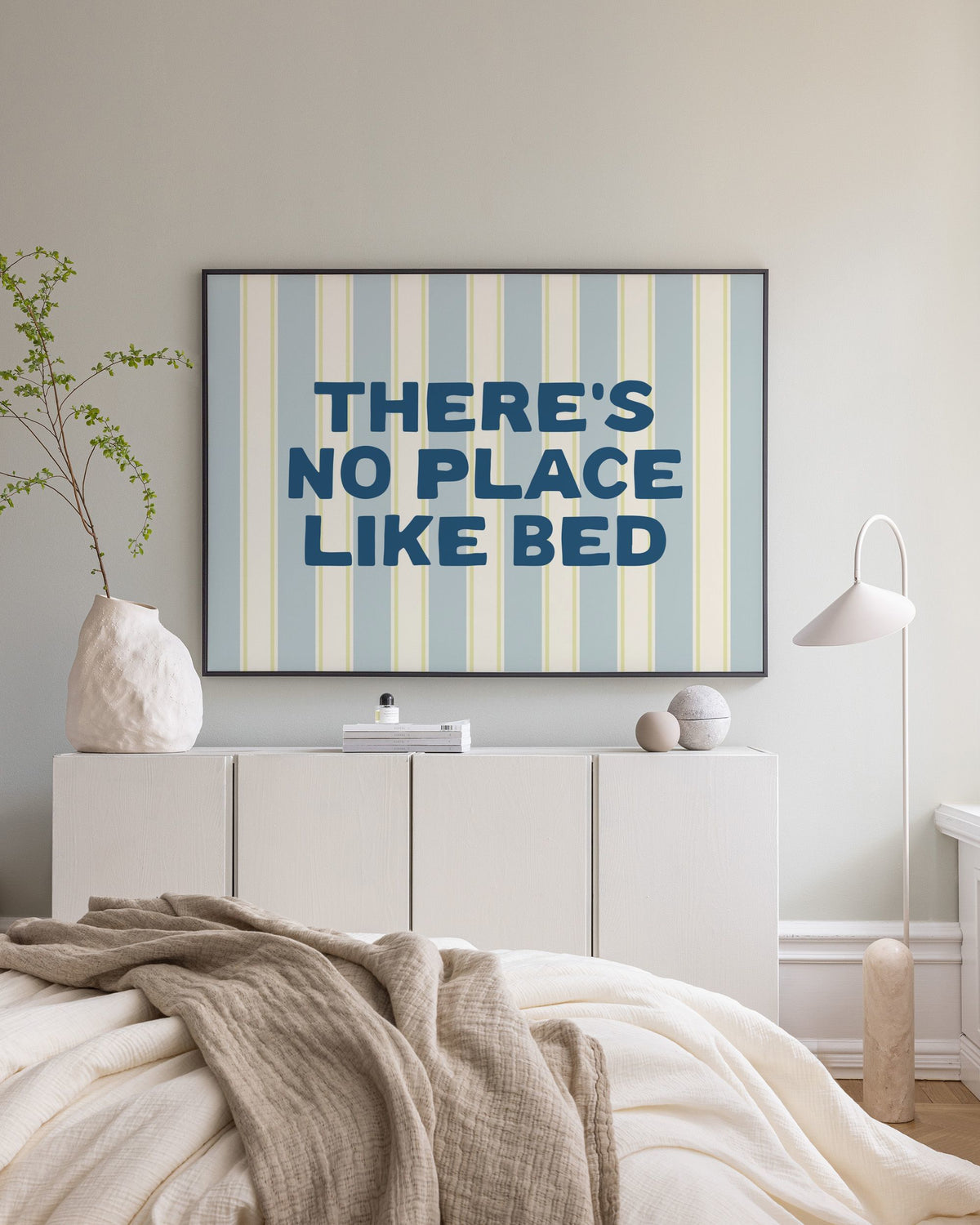 No Place Like Bed Canvas print