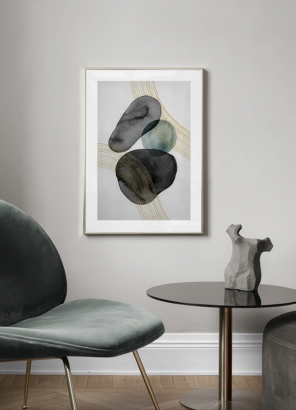 Ash and Moss No1 Print