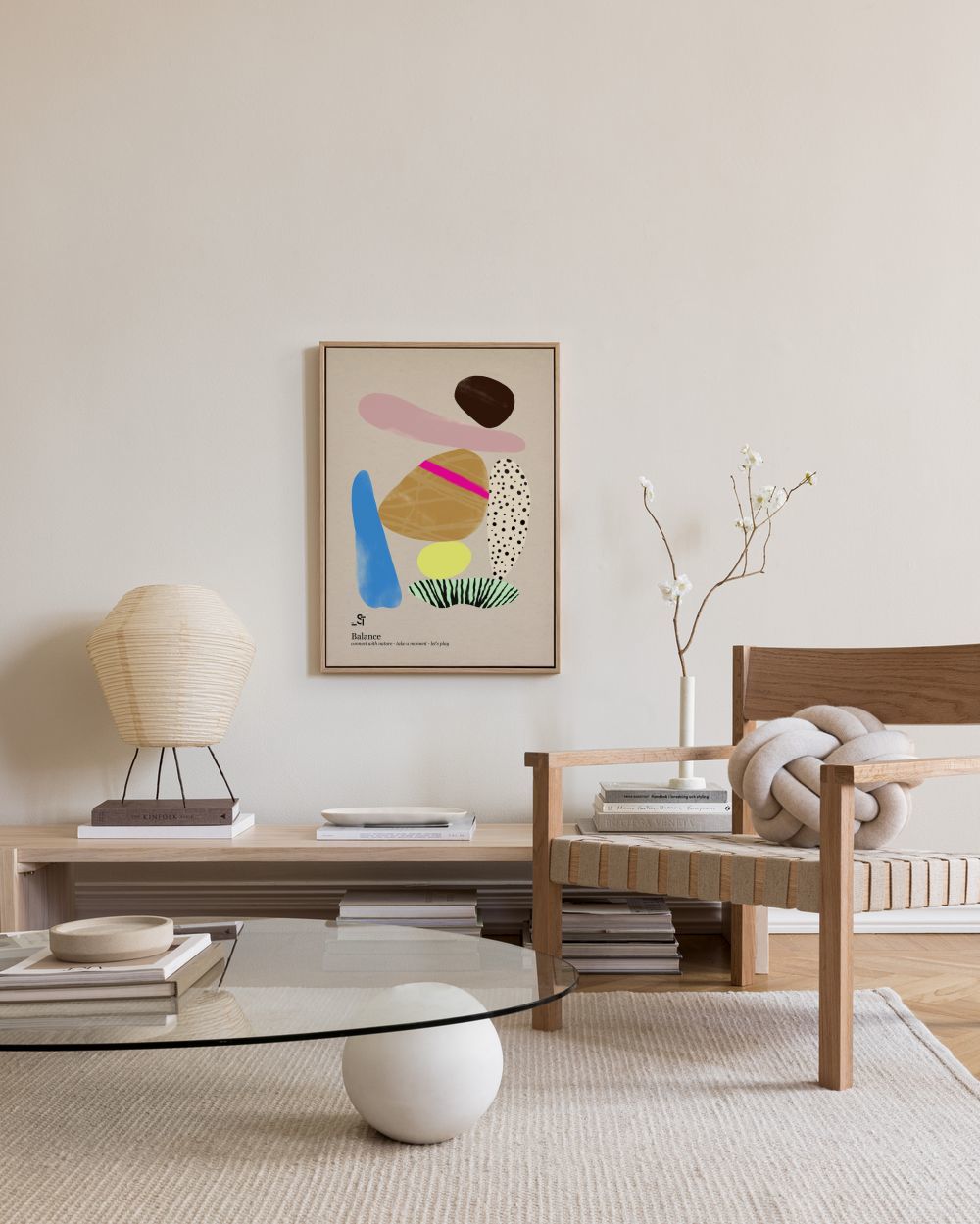 Sylvia Takken - Balance Canvas print