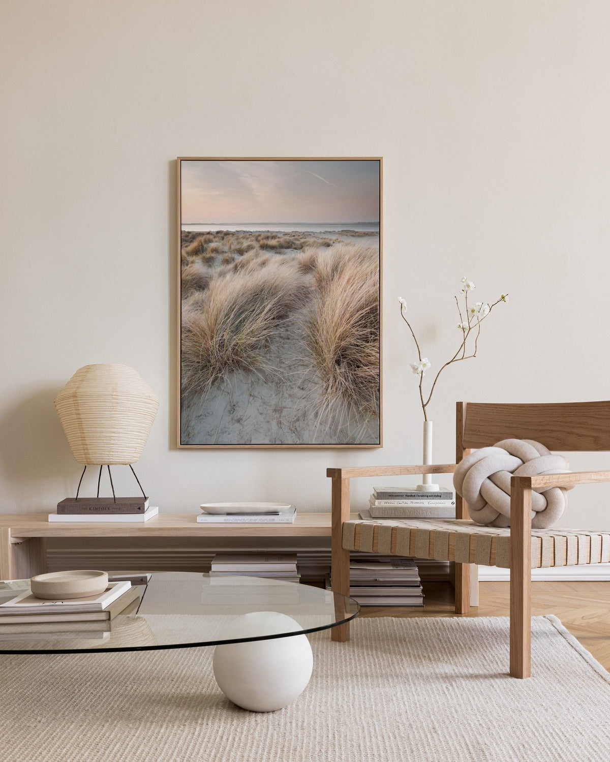 Calm Sand Dunes Canvas print