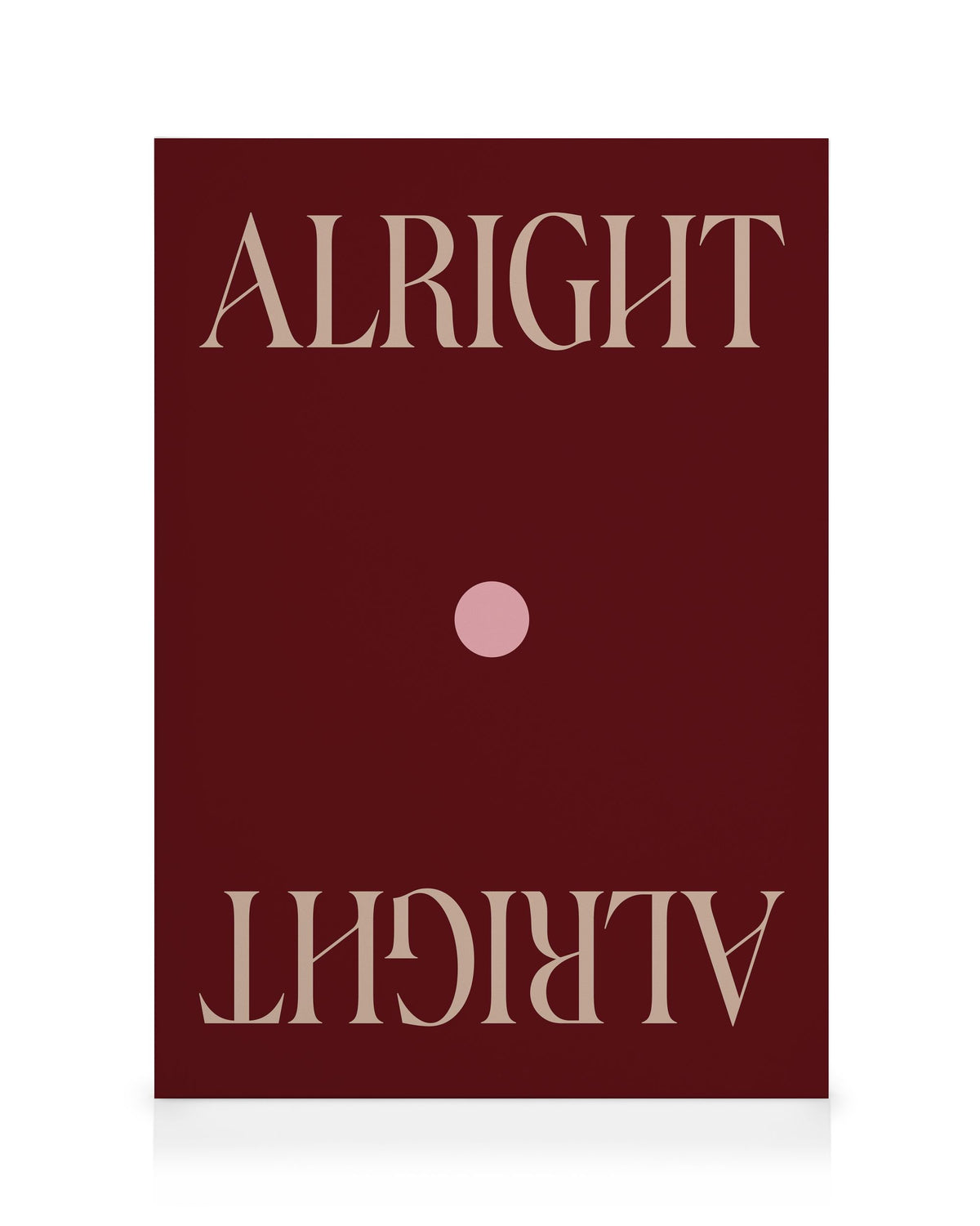 Alright Canvas print