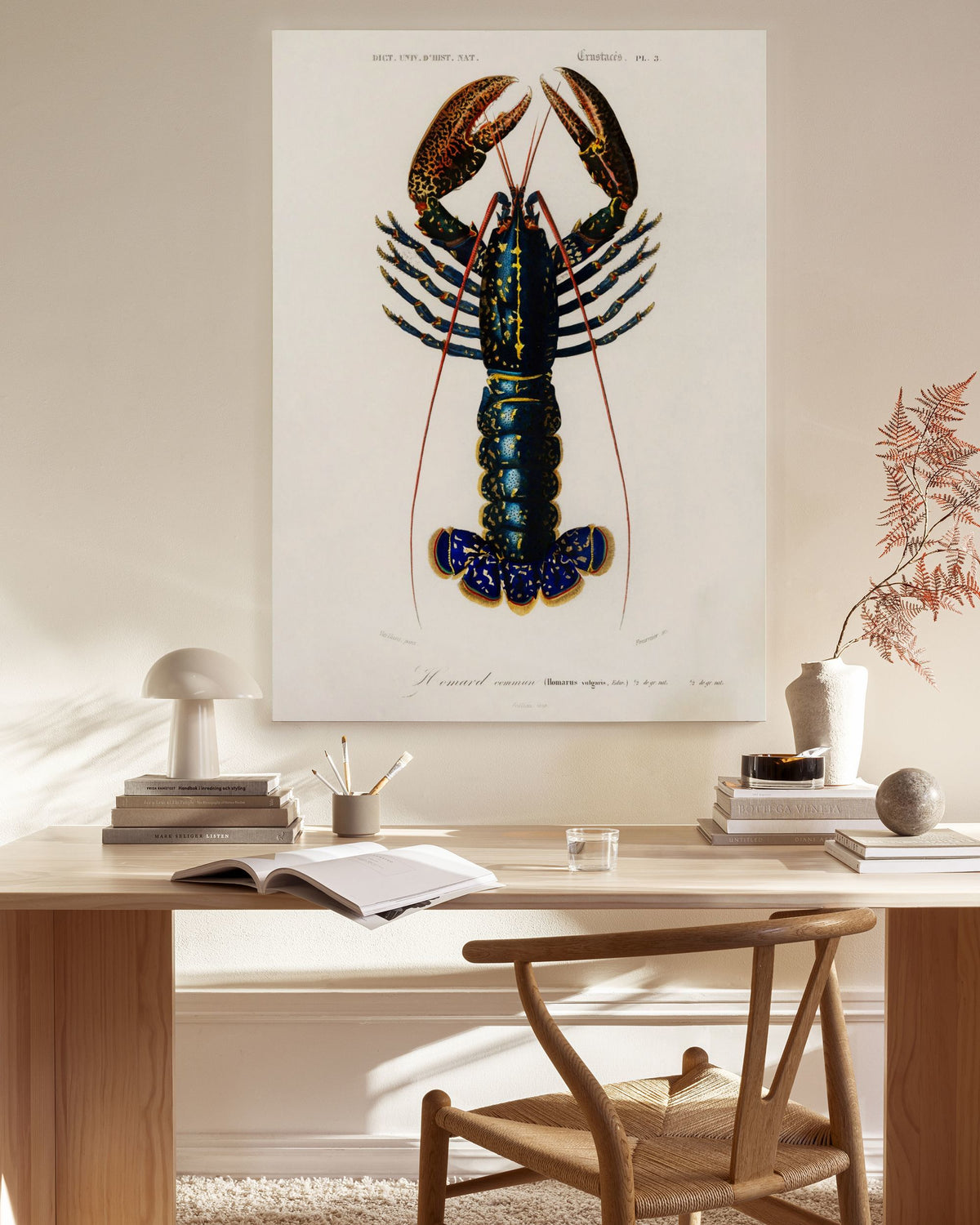 Vintage Lobster Canvas print
