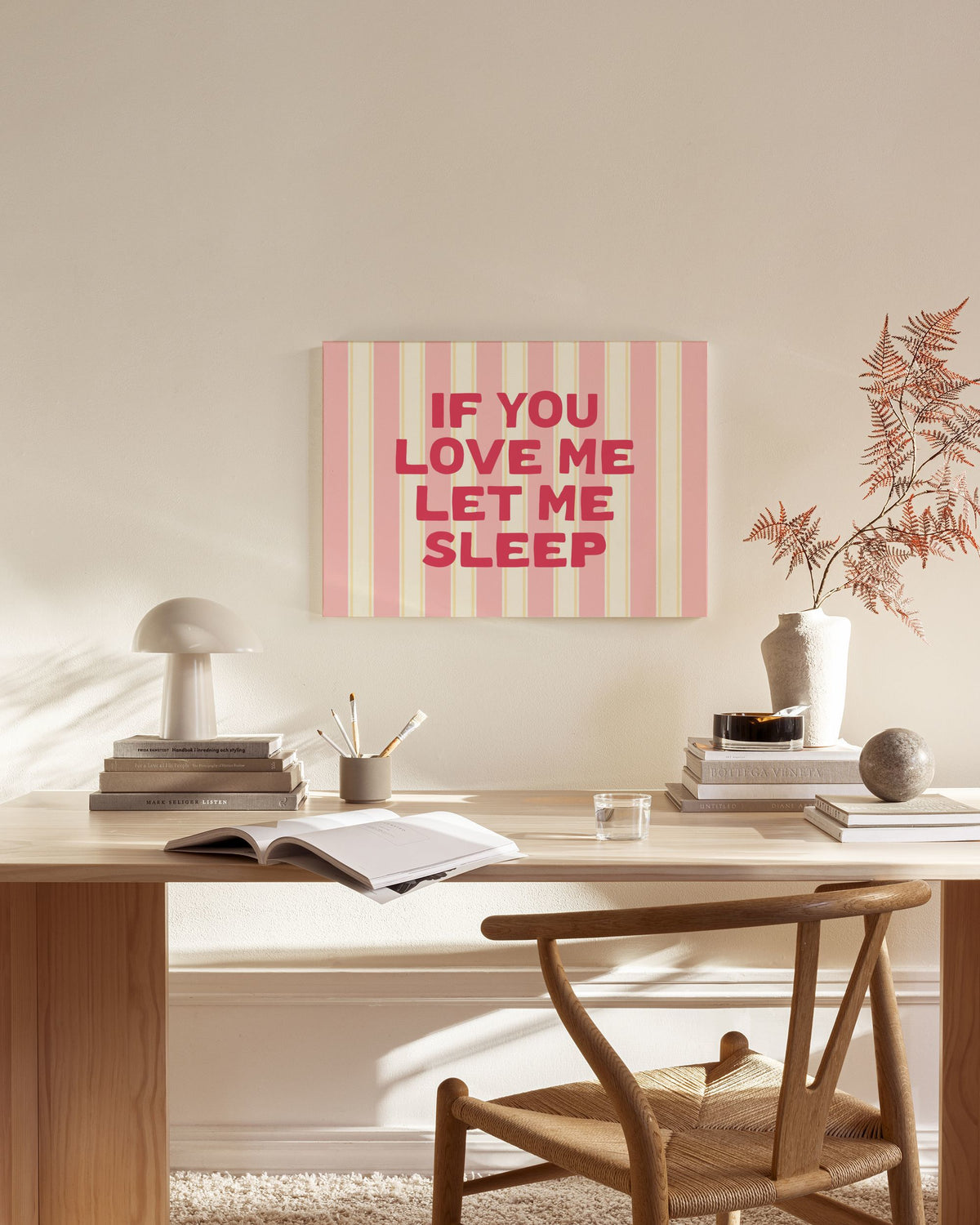 Let Me Sleep Canvas print