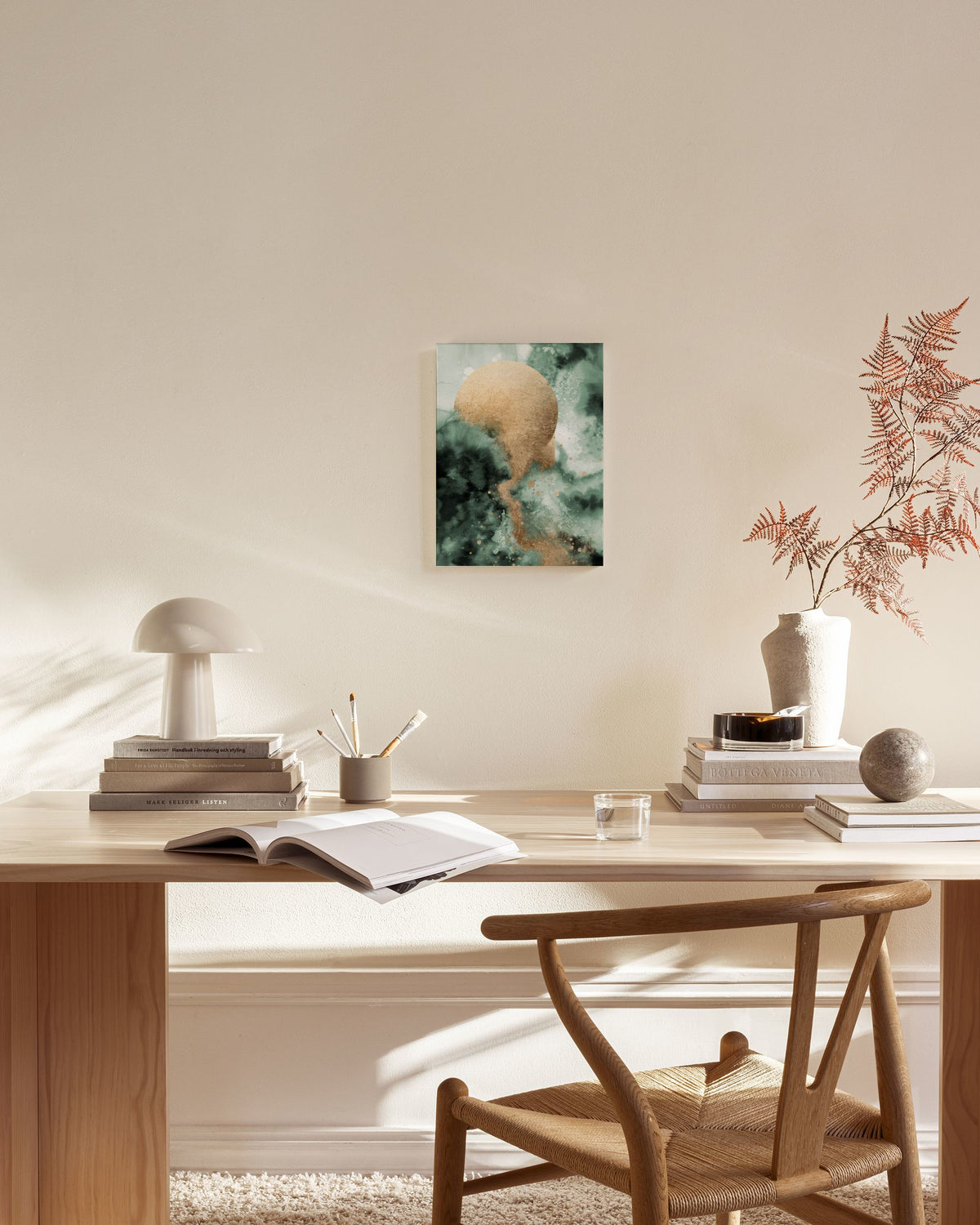 Golden Circle Canvas print