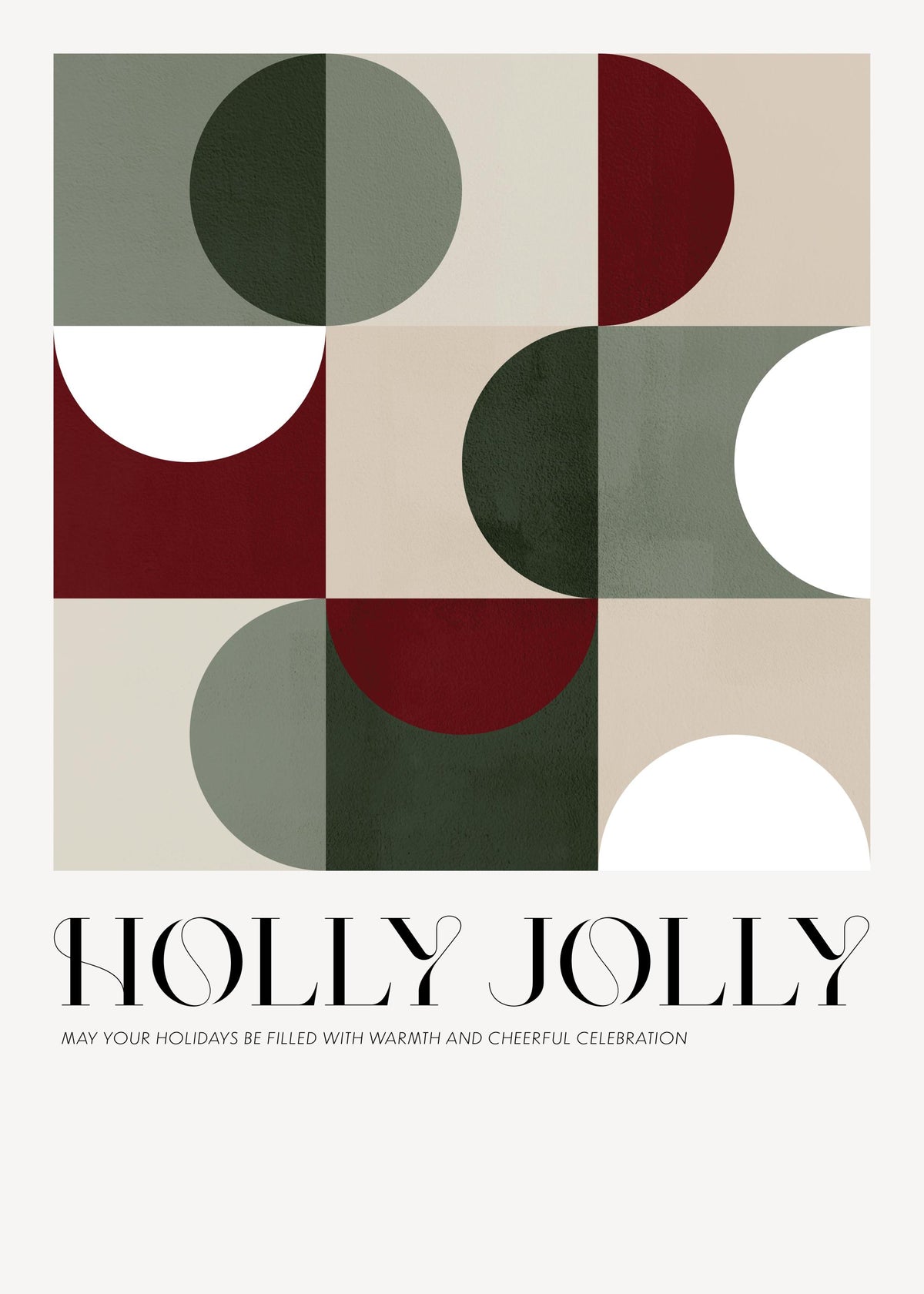 Holly Jolly Print