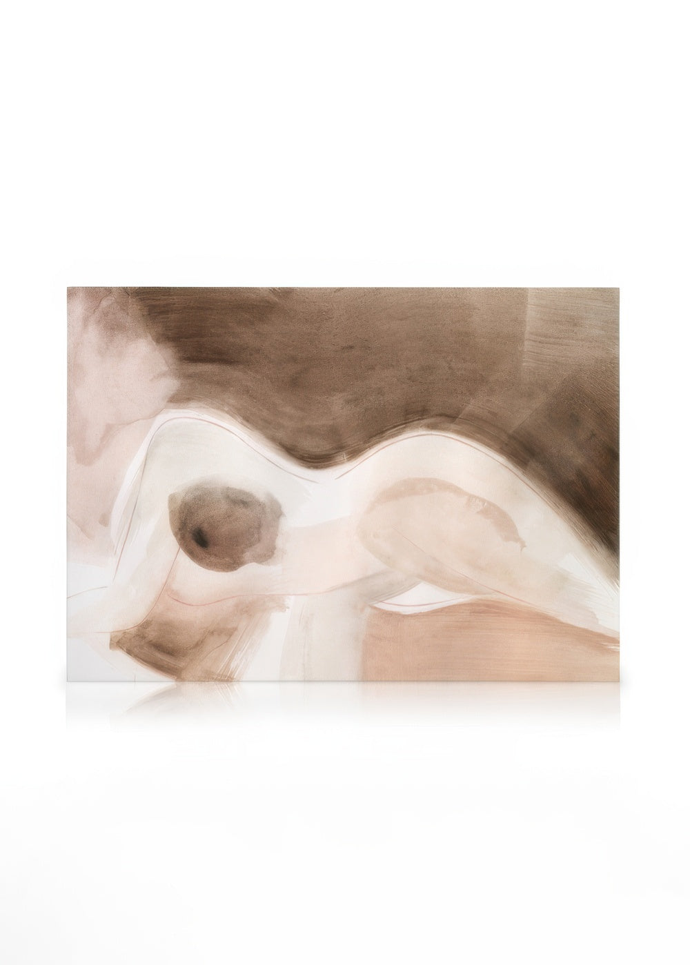 Femme Shapes Watercolor No1 Canvas print
