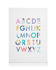 Color Alphabet Canvas print