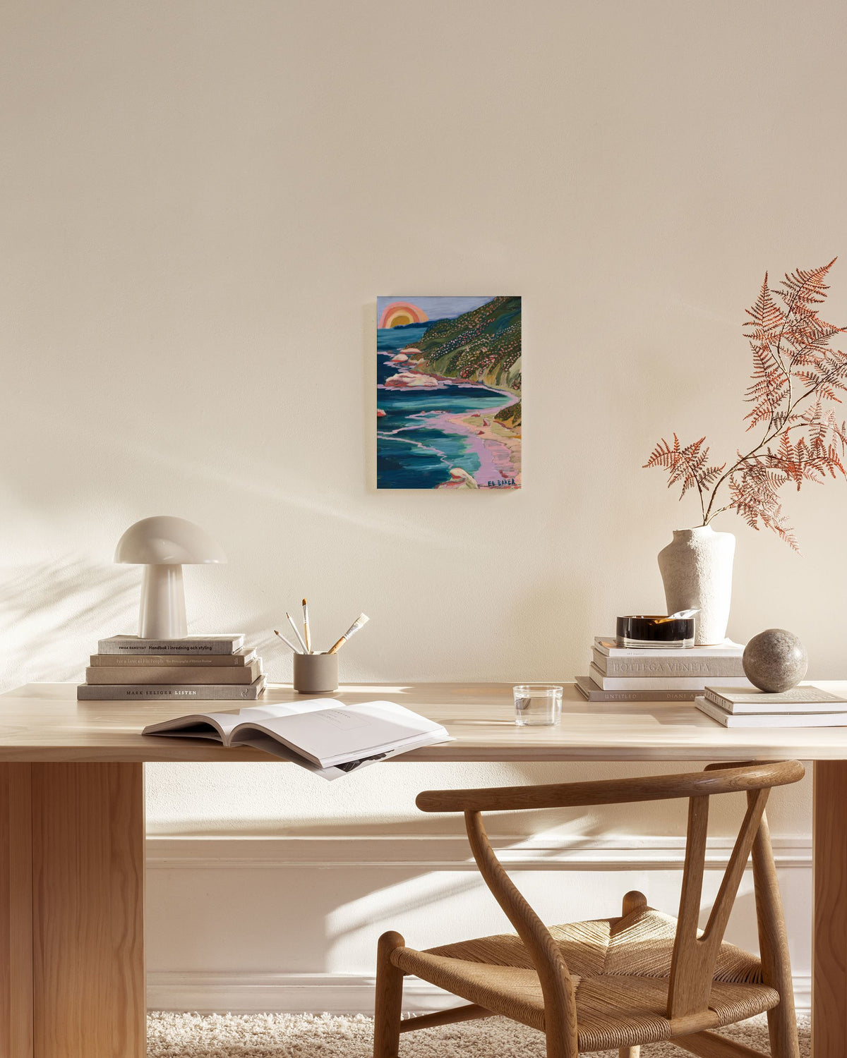 Eleanor Baker - Big Sur Postcard Canvas print