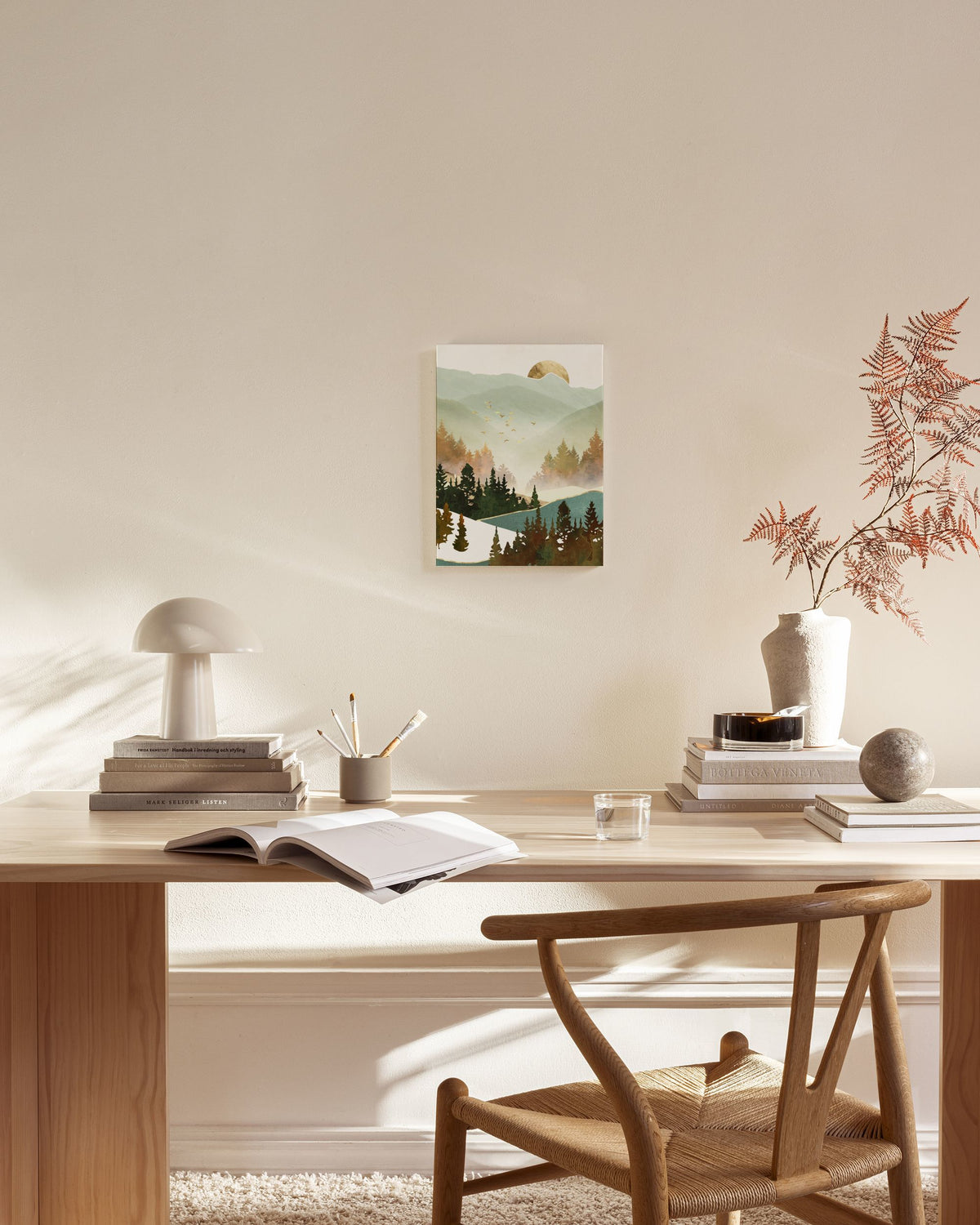 SpaceFrog Designs - Fall Morning Canvas print