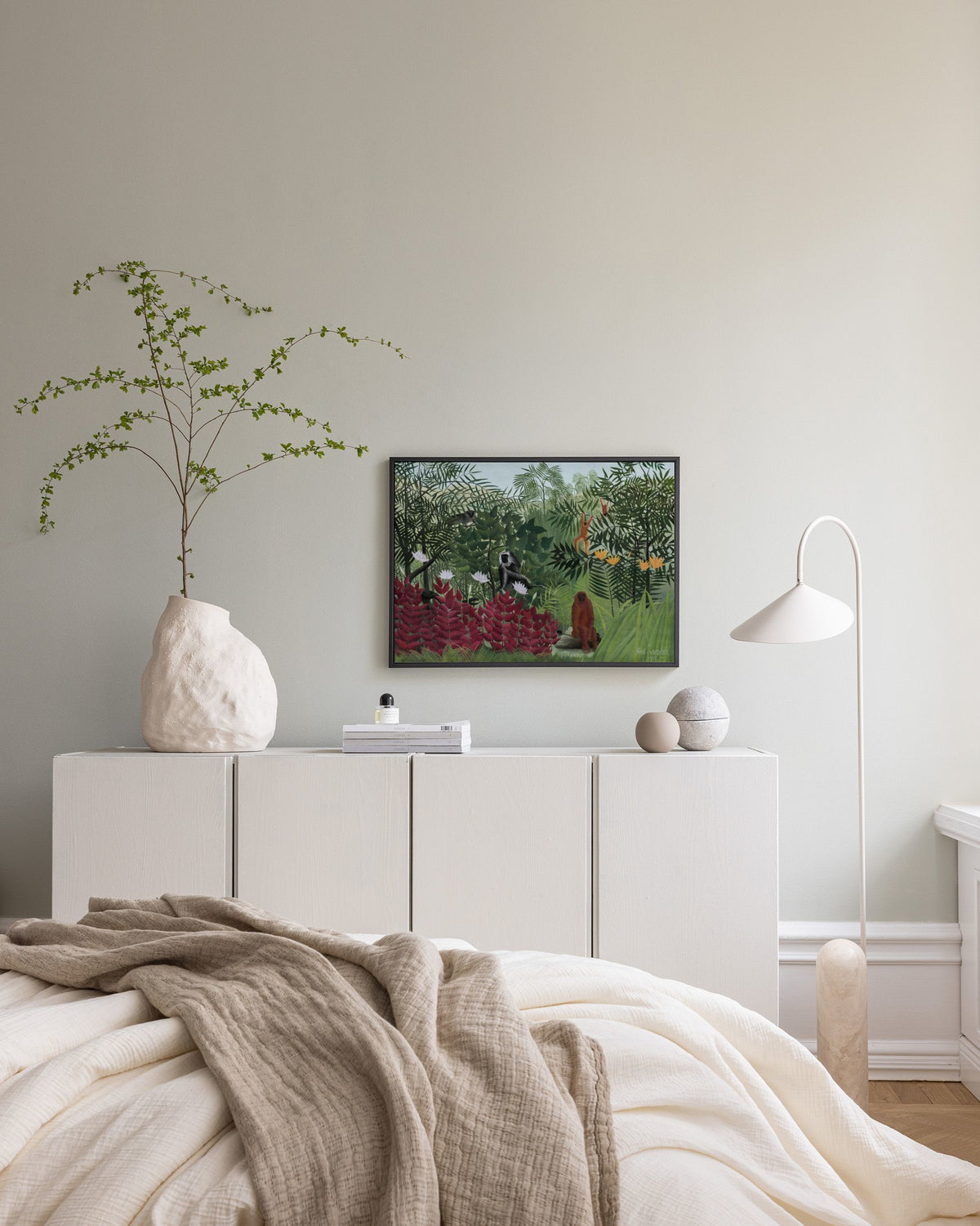 Rousseau - Tropical Forest with Monkeys Canvas print