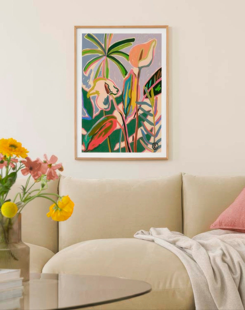 Sandra Poliakov - Peace Lily Print