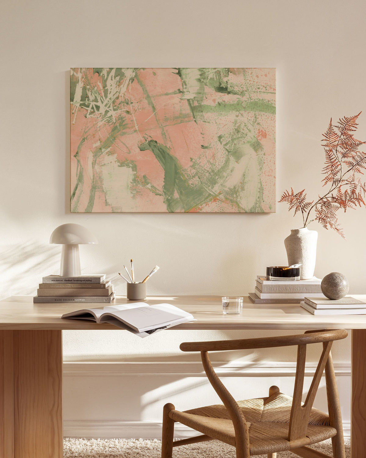 Blush Expression No2 Canvas print
