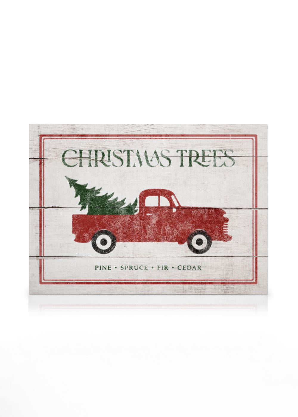 Vintage Holiday Sign Canvas print