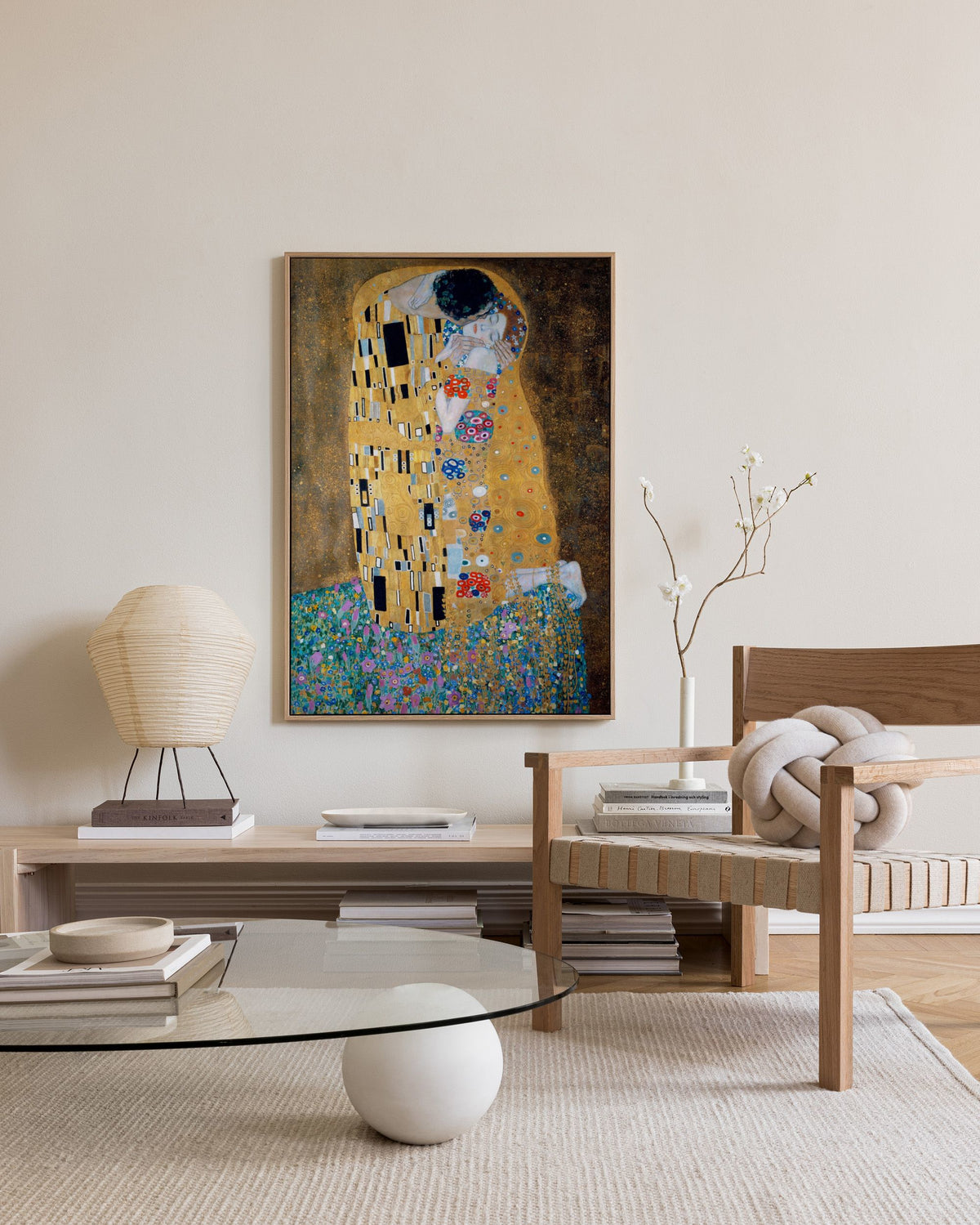 Gustav Klimt - The Kiss Canvas print
