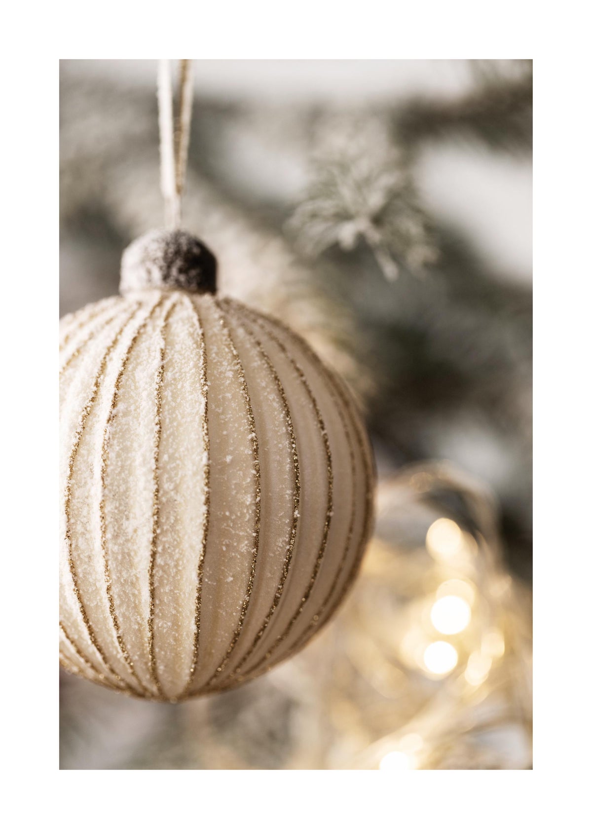 Golden Bauble Print