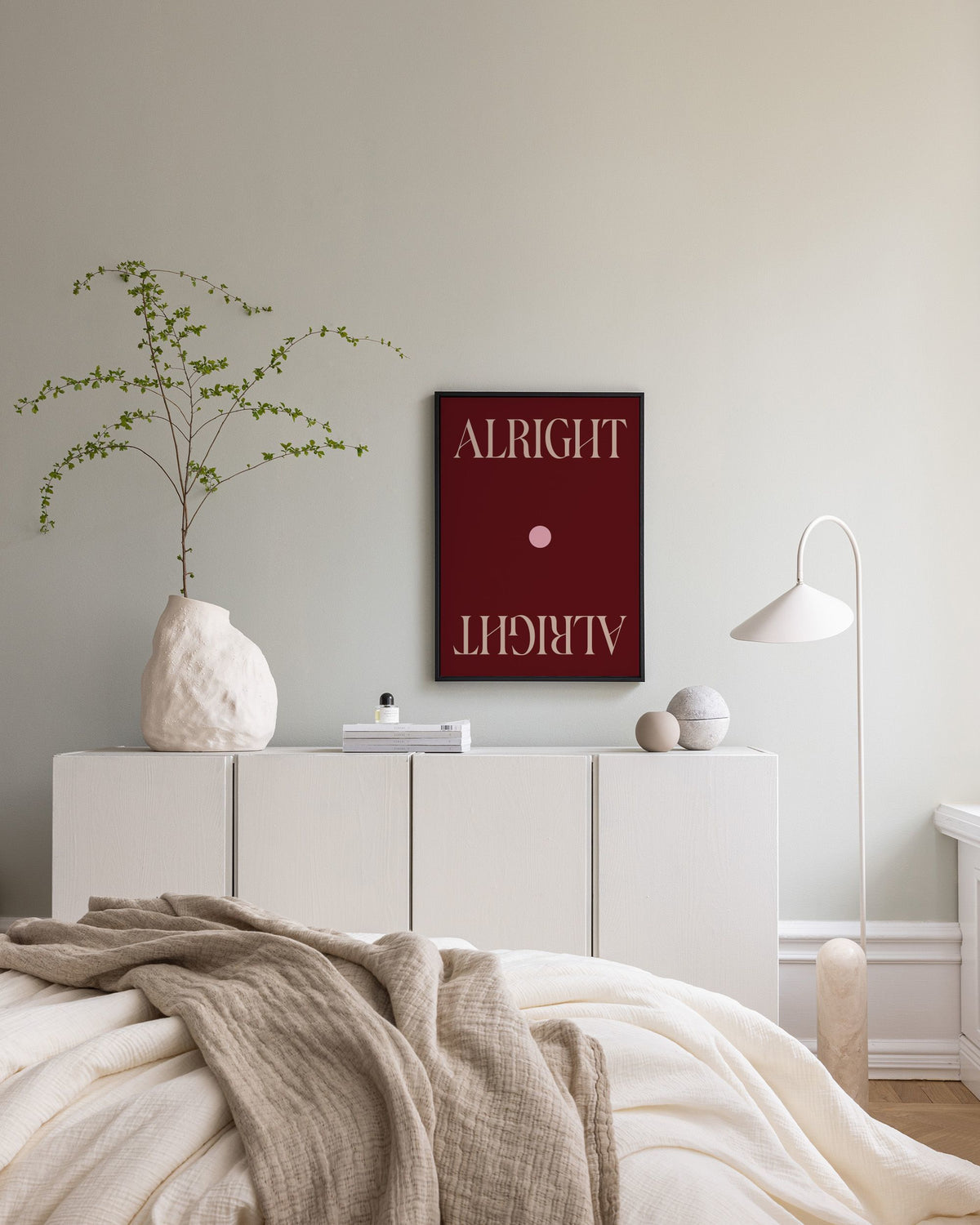 Alright Canvas print