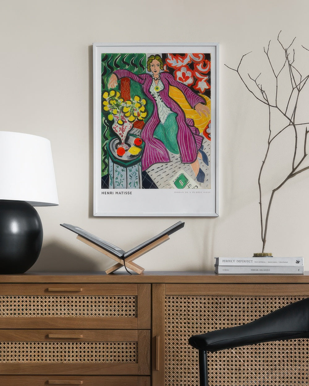 Matisse - Woman in a Purple Coat Print