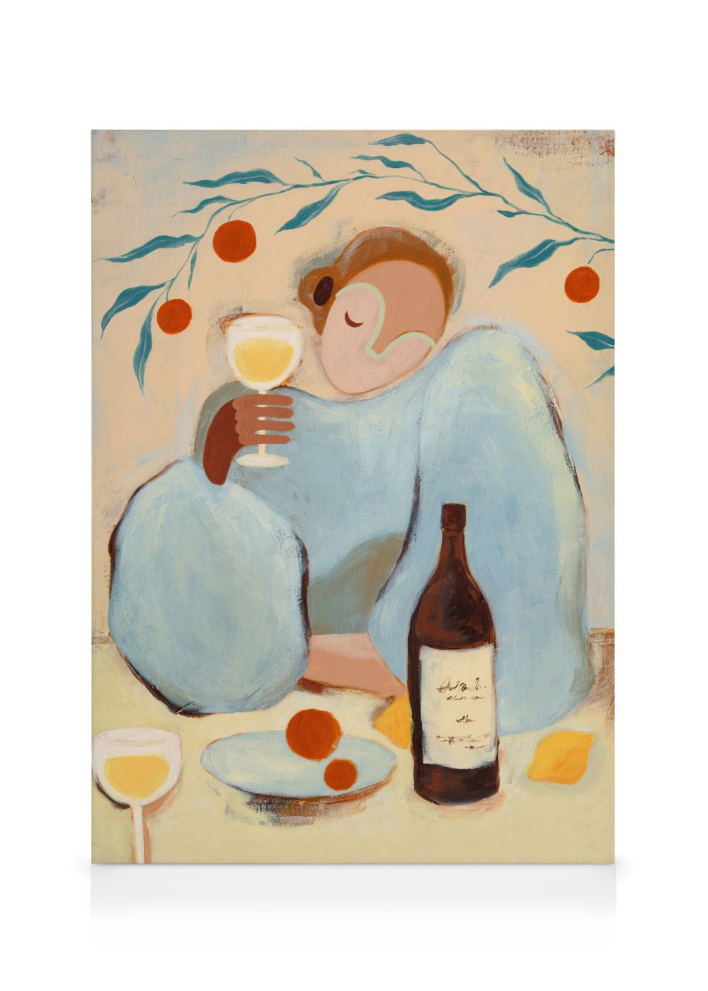 Sips and Citrus Canvas print