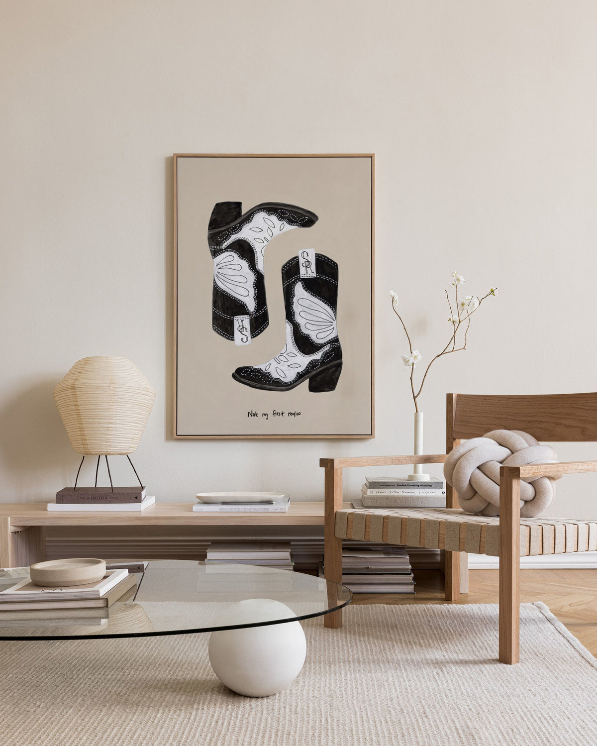 Cowgirl Starter Pack Canvas print