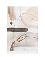 Beige Watercolor No2 Canvas print