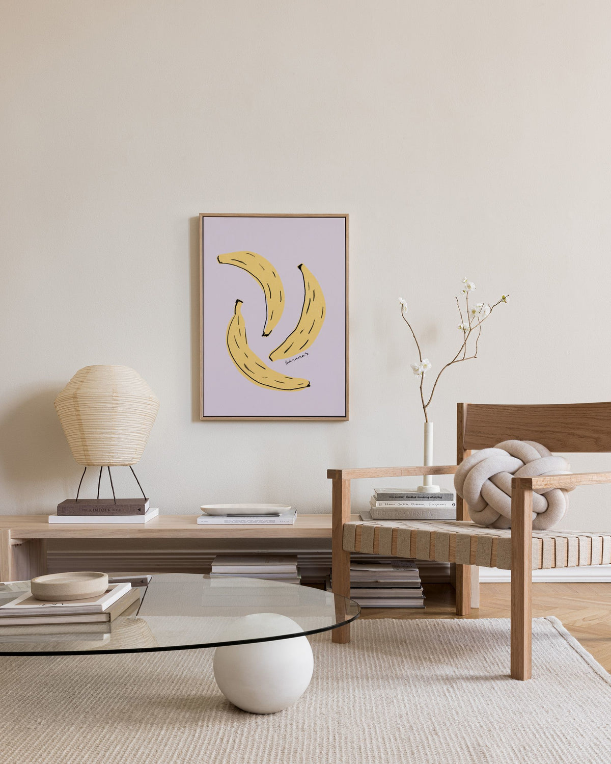 Bananas Canvas print