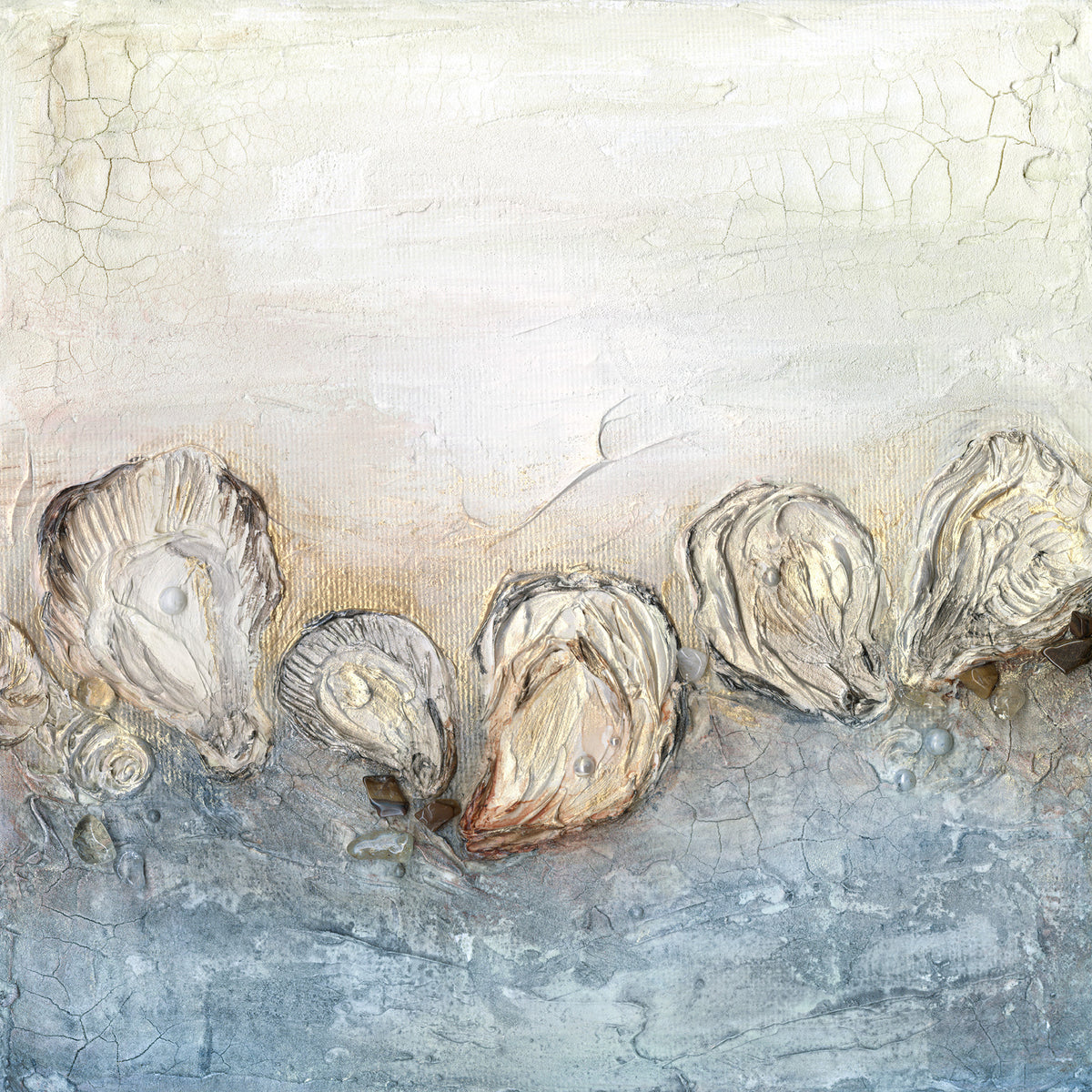 Textured Oysters Print