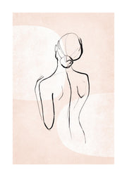Female Sketch Forms No1 Print
