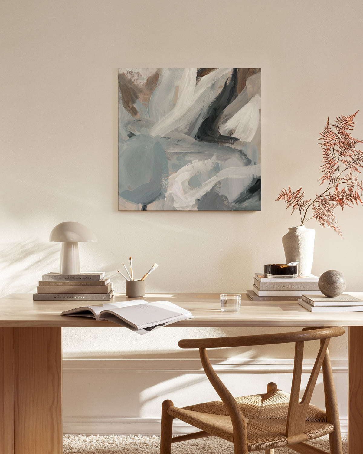 Tranquil Teal No2 Canvas print