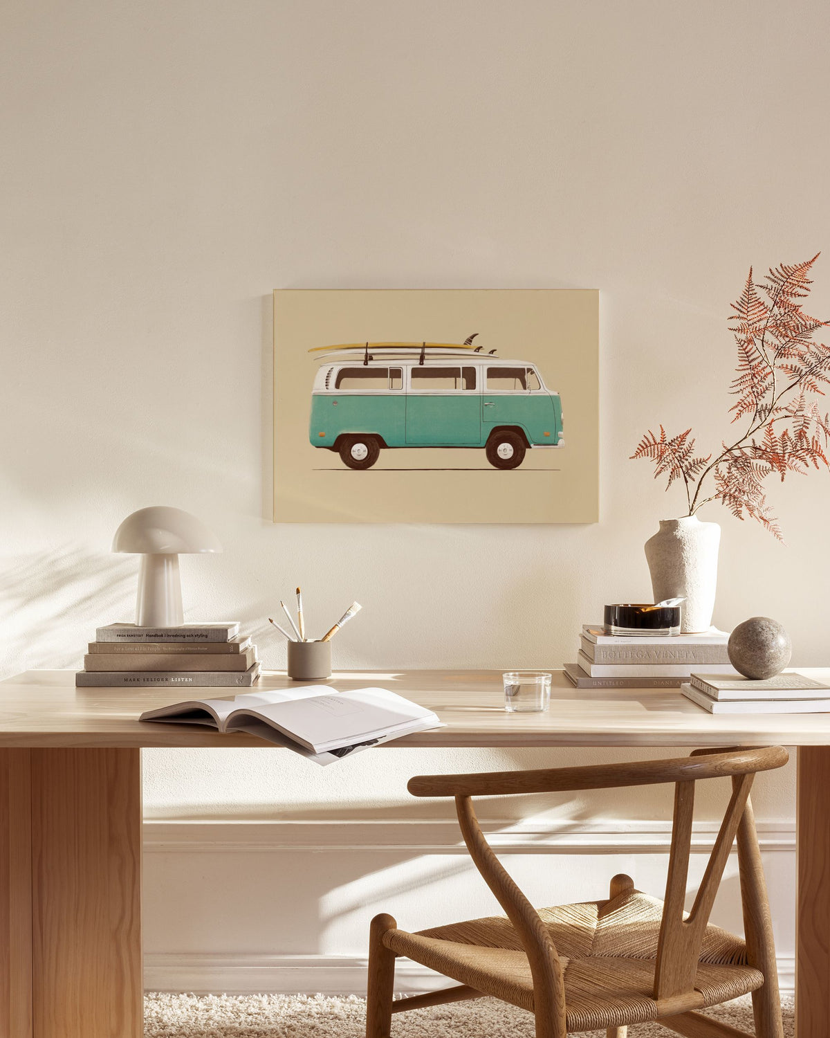 Florent Bodart - Blue Van Canvas print