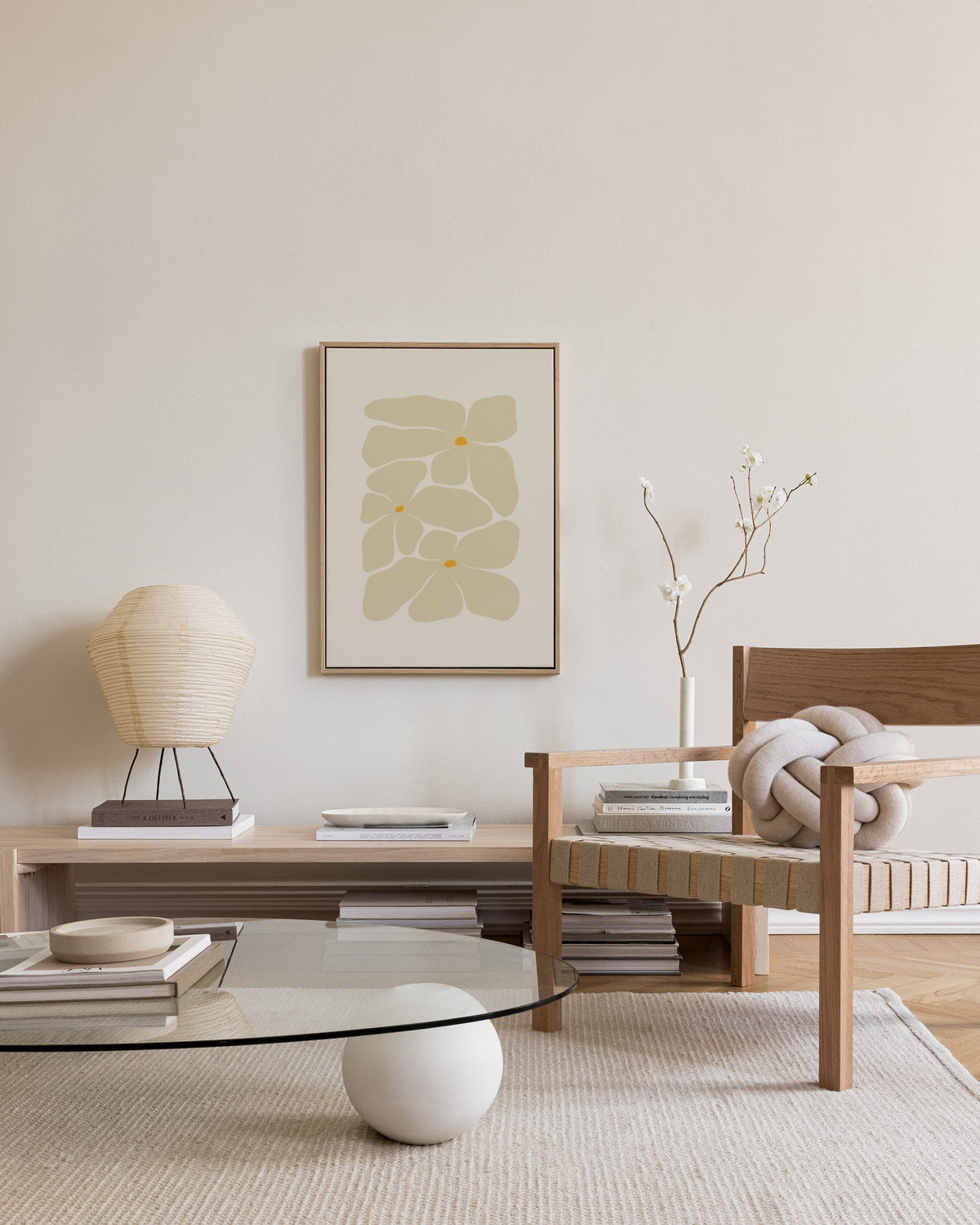 Stacked Canvas print
