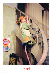 Pippi Longstocking Climbing Print