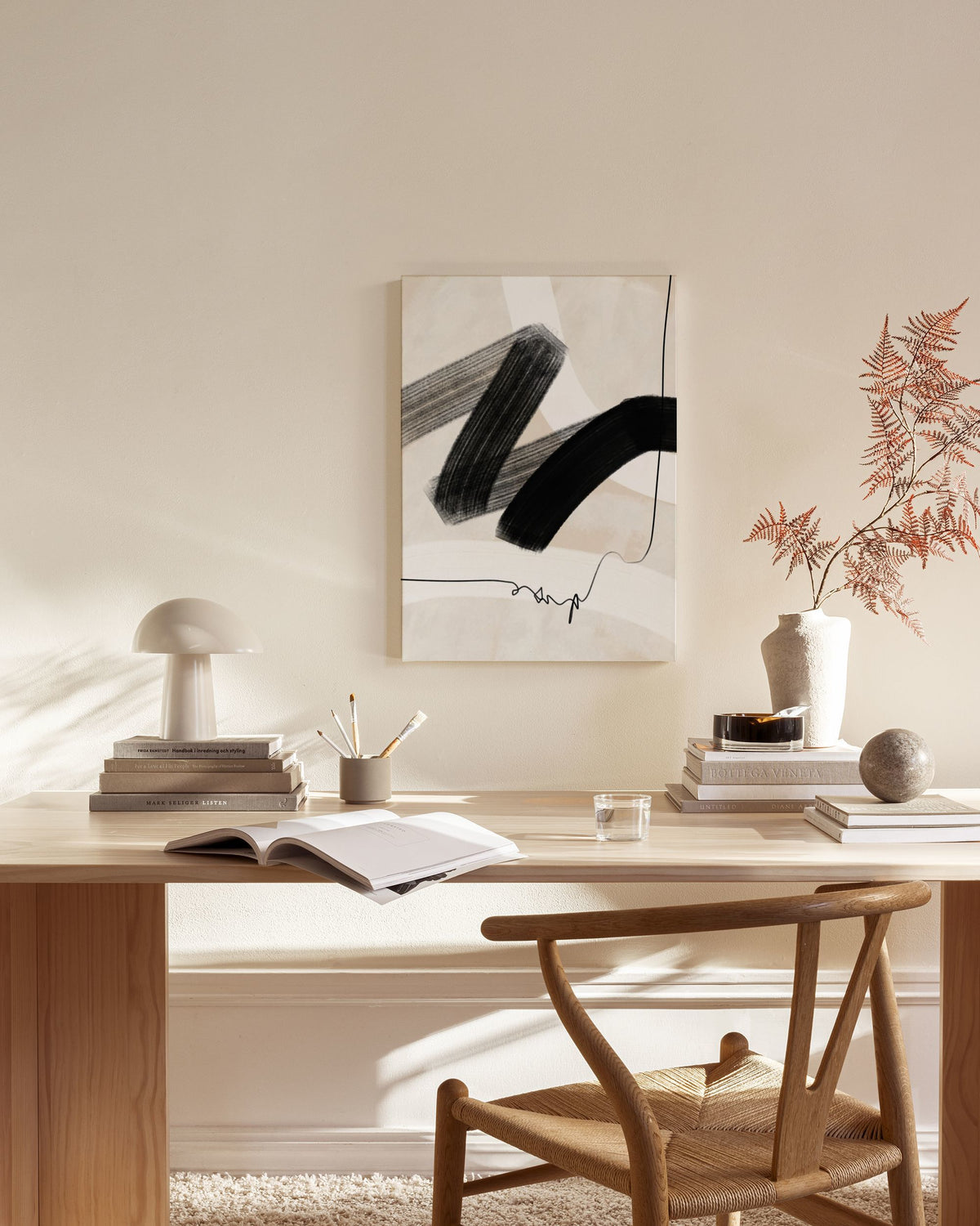 Abstract Wave No1 Canvas print