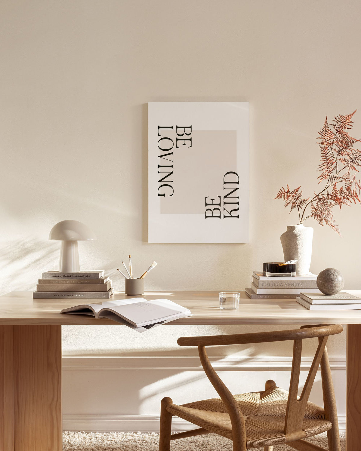 Be Loving Canvas print