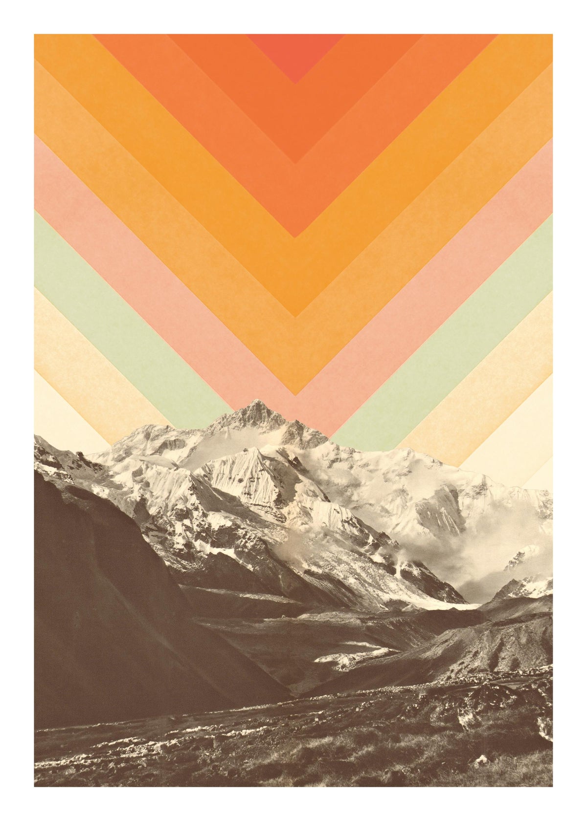 Florent Bodart - Mountainscape No1 Print