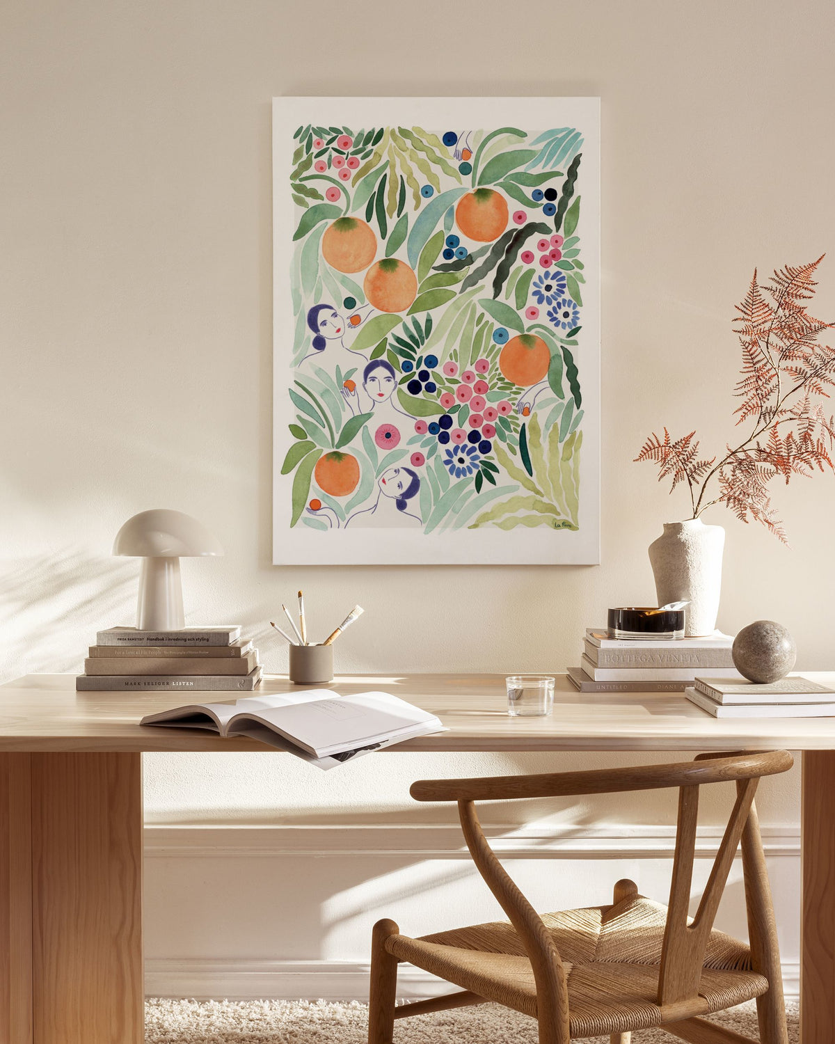 Fruit Friends Canvas print