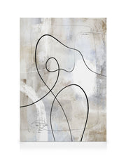 Abstract Paint Figure No2 Canvas print