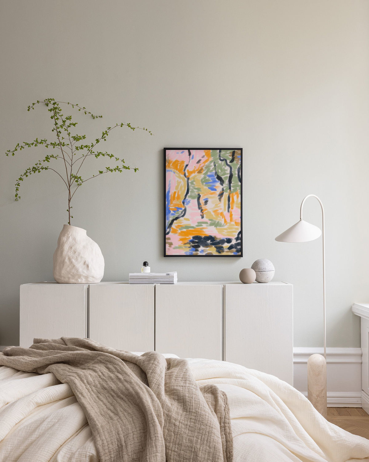 Le Jardin No1 Canvas print