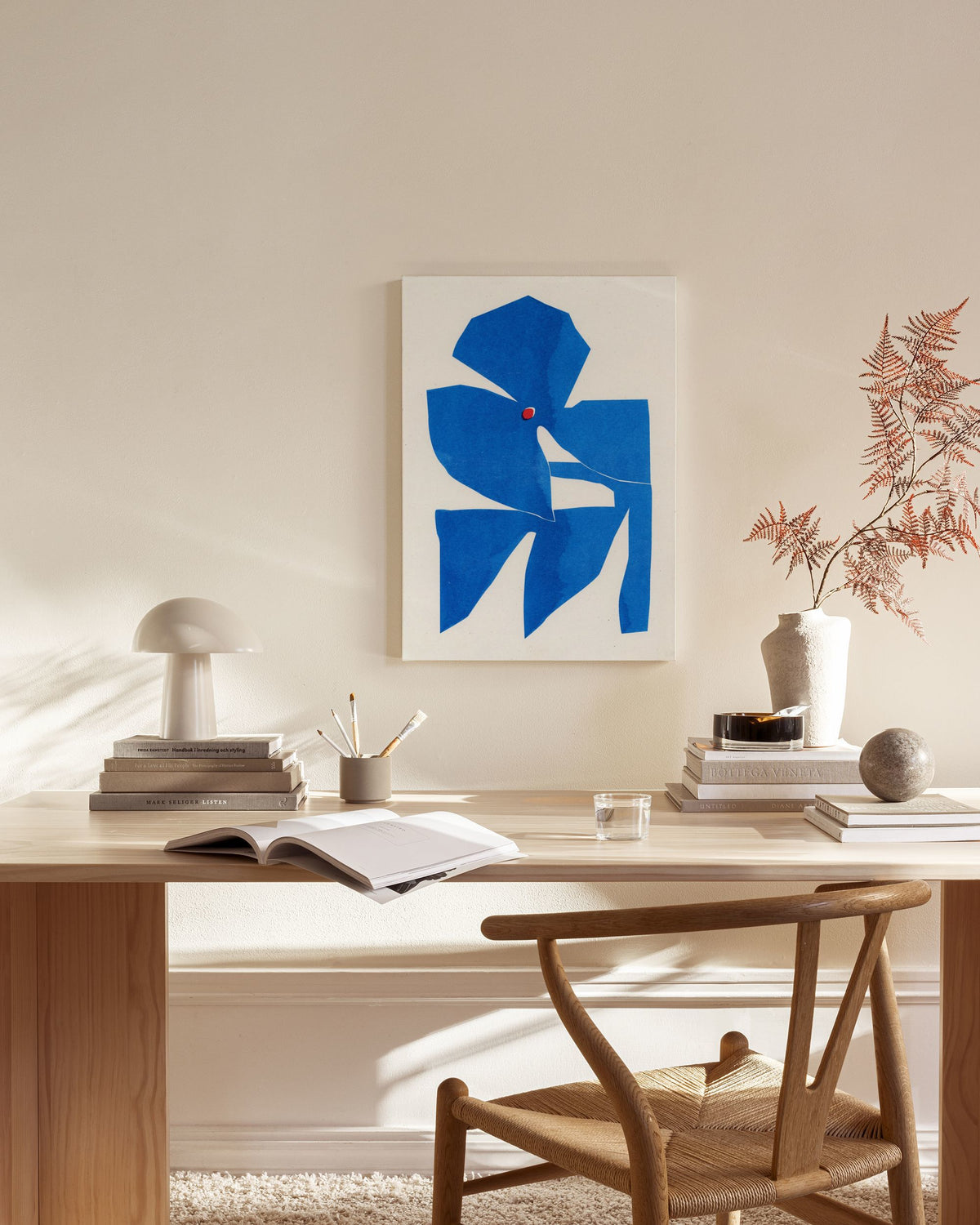 Berenice Hernandez - Azul Canvas print