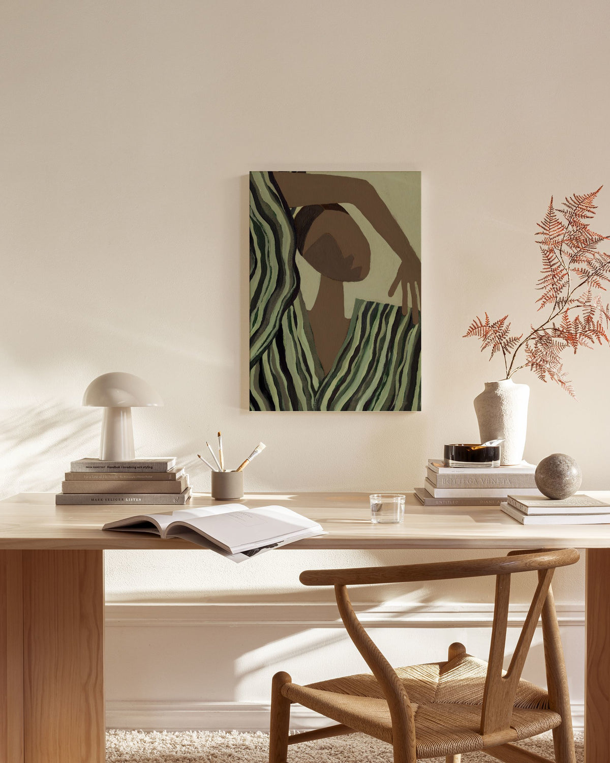 Soft Contour Canvas print