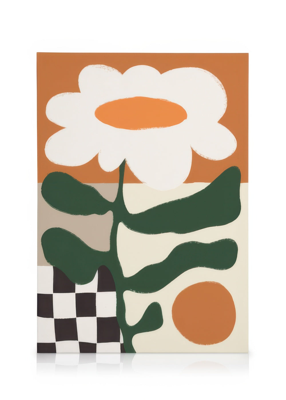 Retro Flower Canvas print