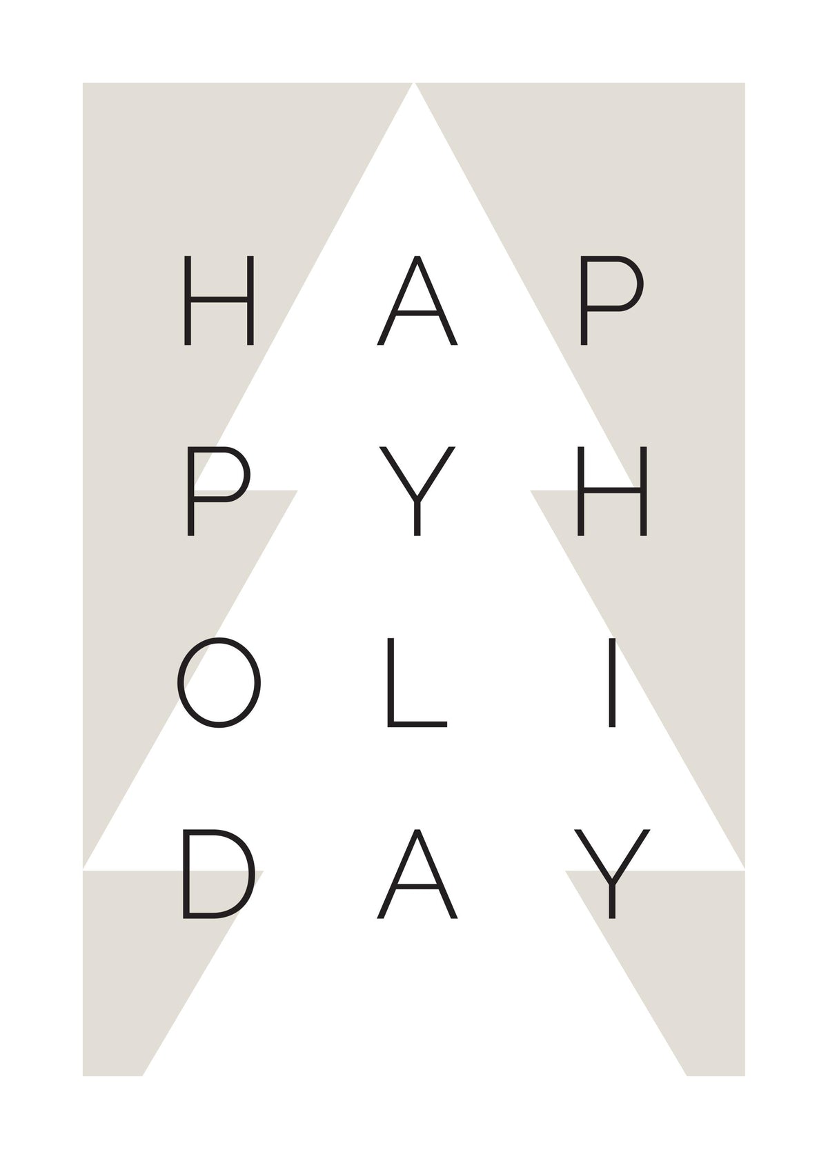 Happy Holiday Print