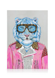 Heather Perry - Artsy Blue Tiger Canvas print