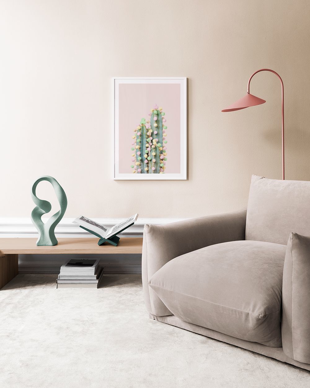 Candy Cactus Print