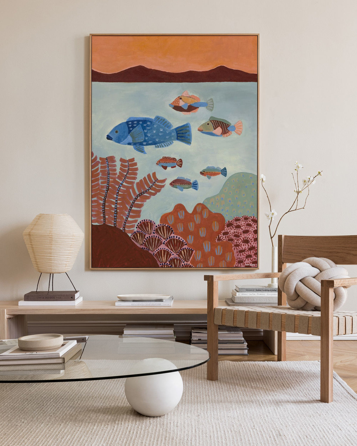 Karina Jambrak - A Swim in the Ocean Canvas print