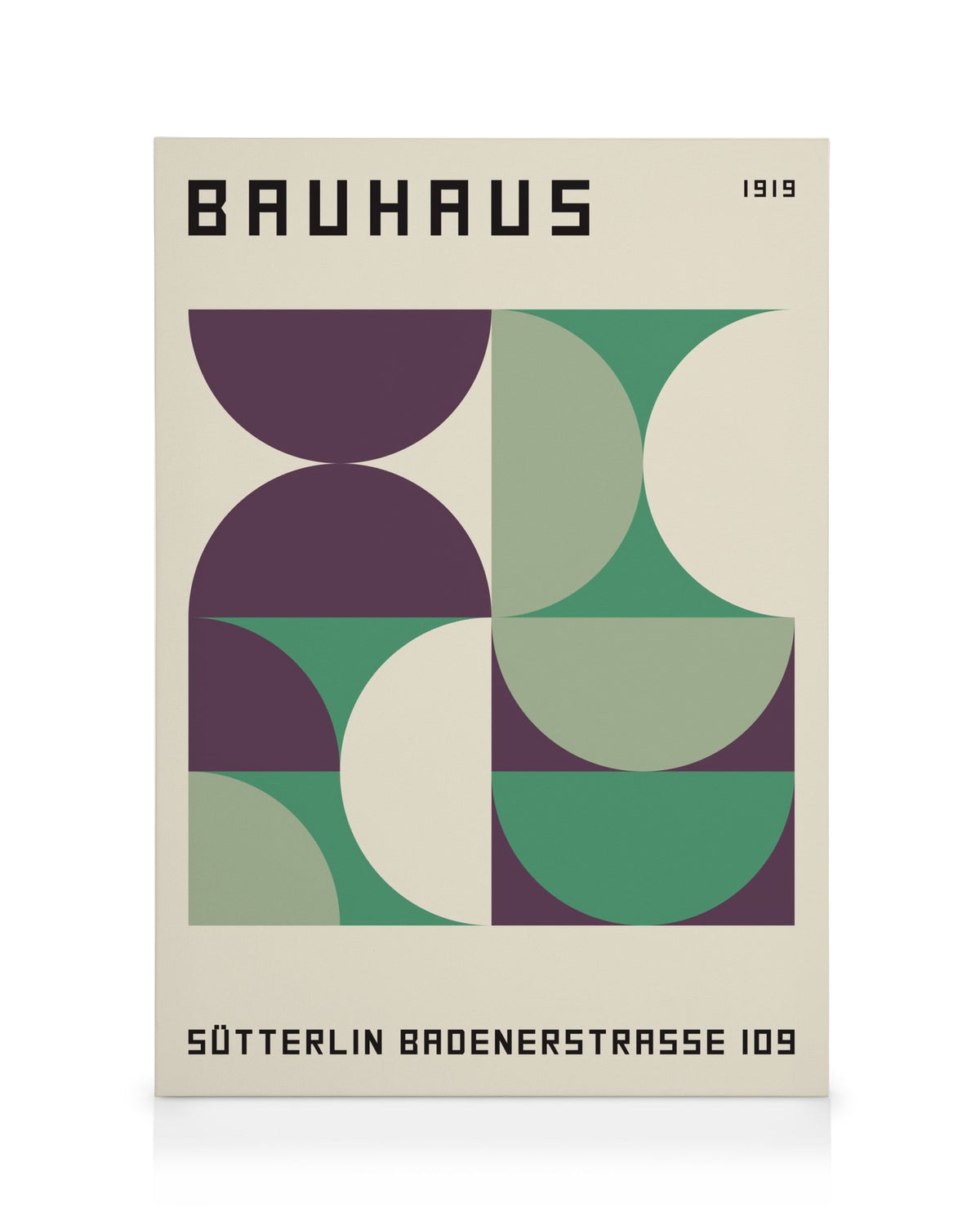Bauhaus Sutterlin Canvas print